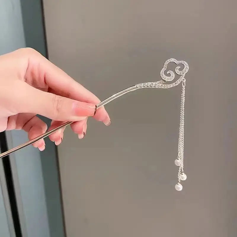 Lotus Drop Glaze Hairpin for Daily Updo