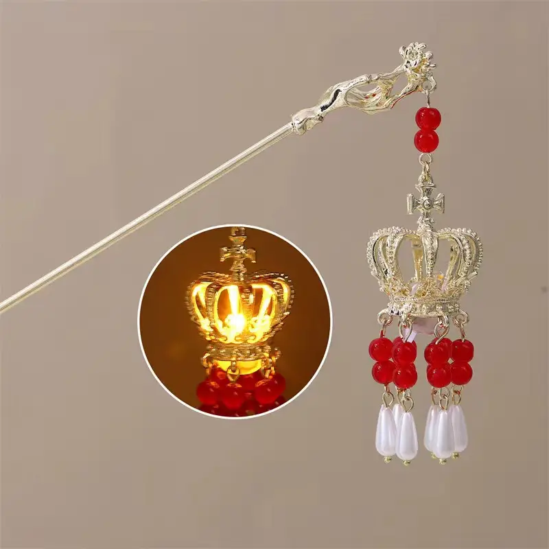 Lotus Drop Glaze Hairpin for Daily Updo