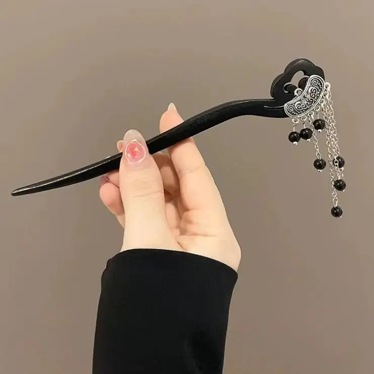 Lotus Drop Glaze Hairpin for Daily Updo