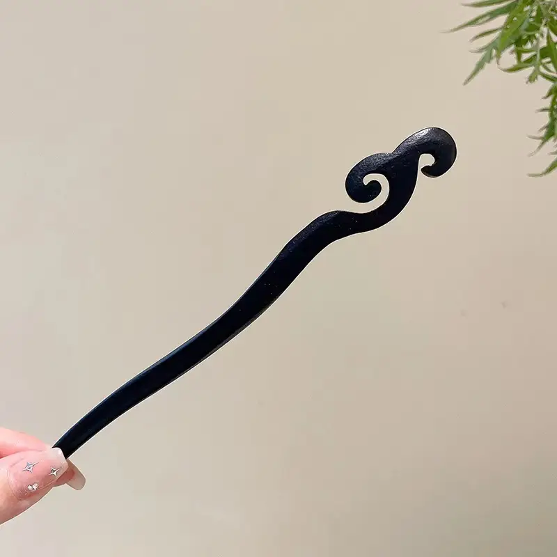 Lotus Drop Glaze Hairpin for Daily Updo
