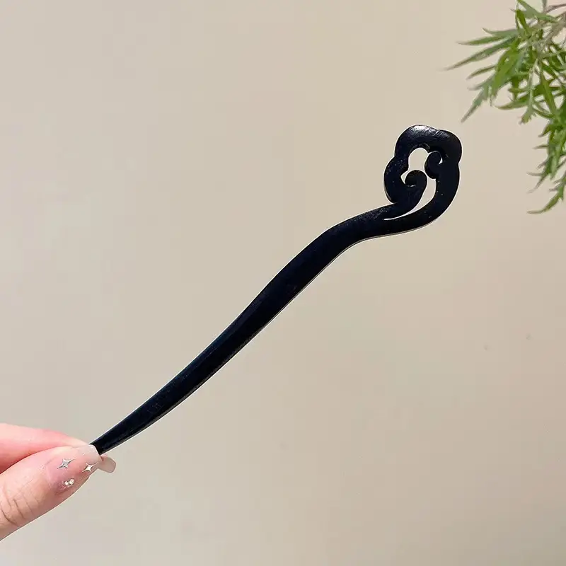 Lotus Drop Glaze Hairpin for Daily Updo