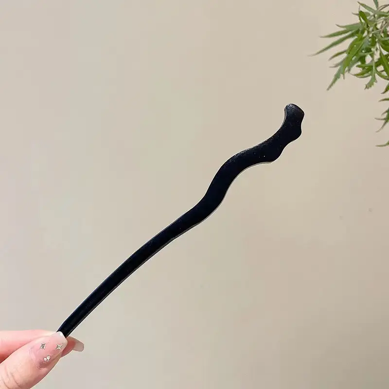 Lotus Drop Glaze Hairpin for Daily Updo