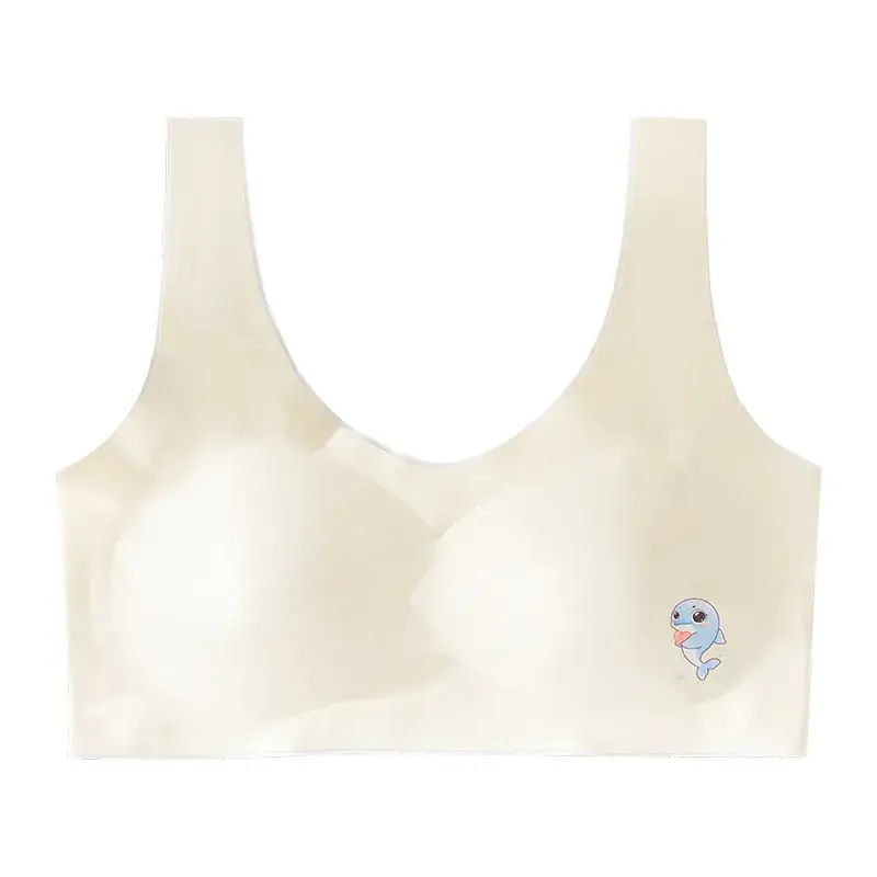 Peach Seamless Underwear for Girls Students