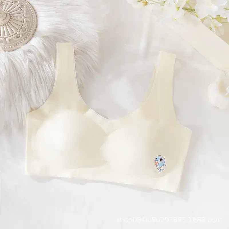 Peach Seamless Underwear for Girls Students
