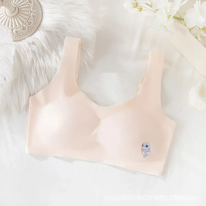 Peach Seamless Underwear for Girls Students