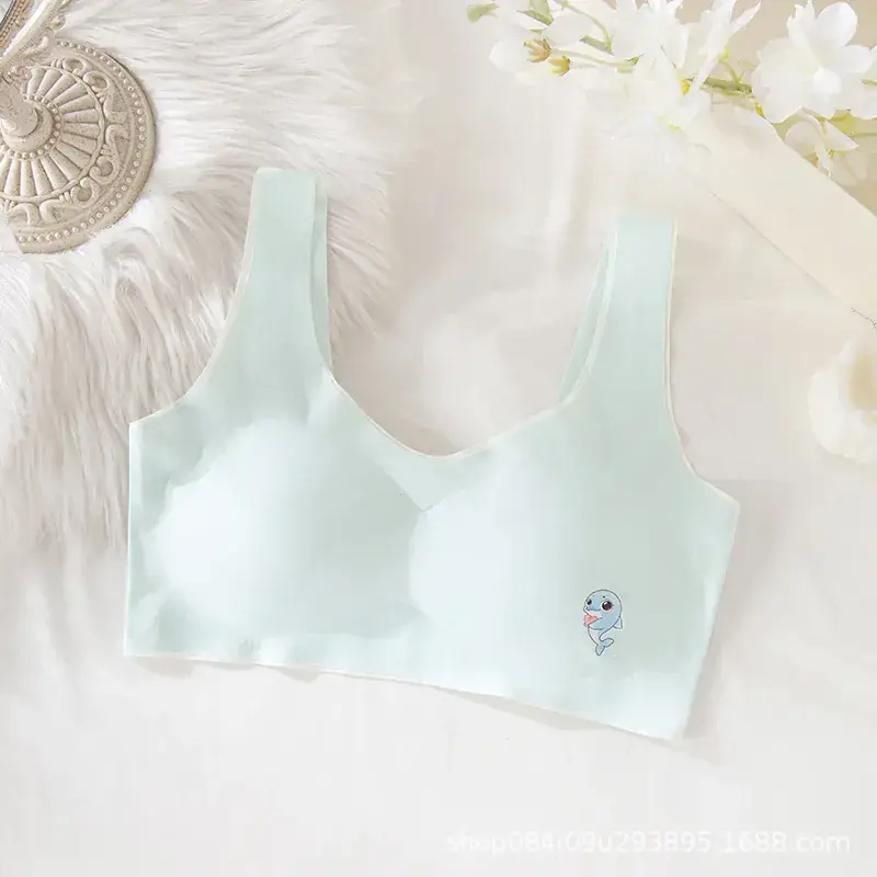 Peach Seamless Underwear for Girls Students