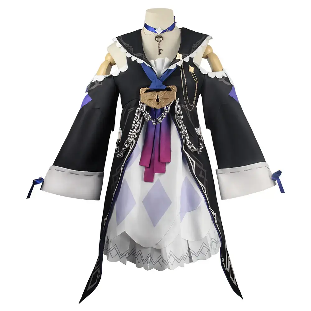 Black Tower Cosplay Suit for Girls with Accessories - Image 4