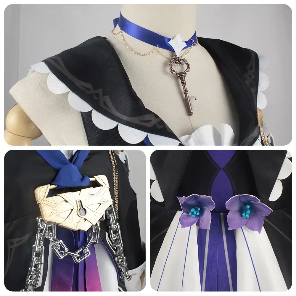 Black Tower Cosplay Suit for Girls with Accessories — feature 14