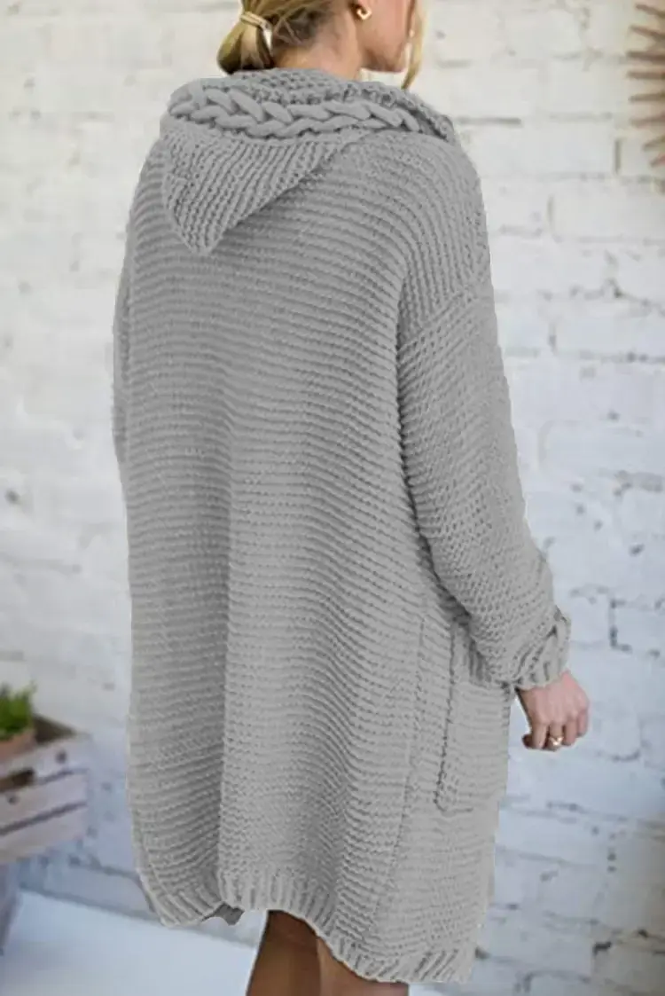 Pink Knitted Crossbody Cardigan for Women — feature 21