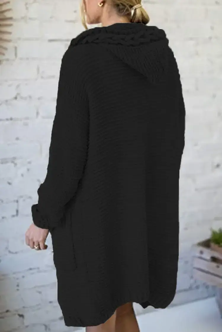 Pink Knitted Crossbody Cardigan for Women — feature 7