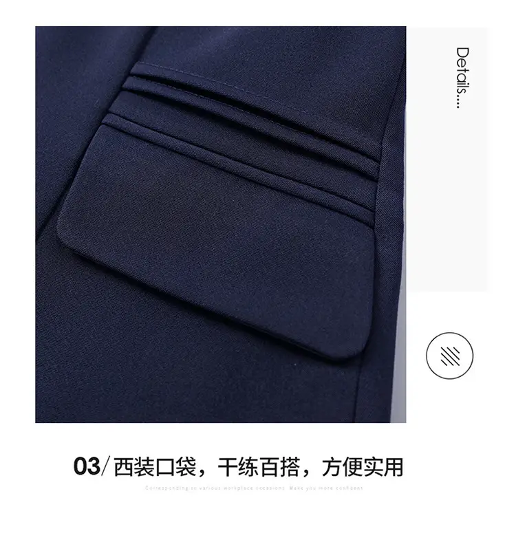 Black Professional Vest for Women British Style Workwear Suit — feature 9