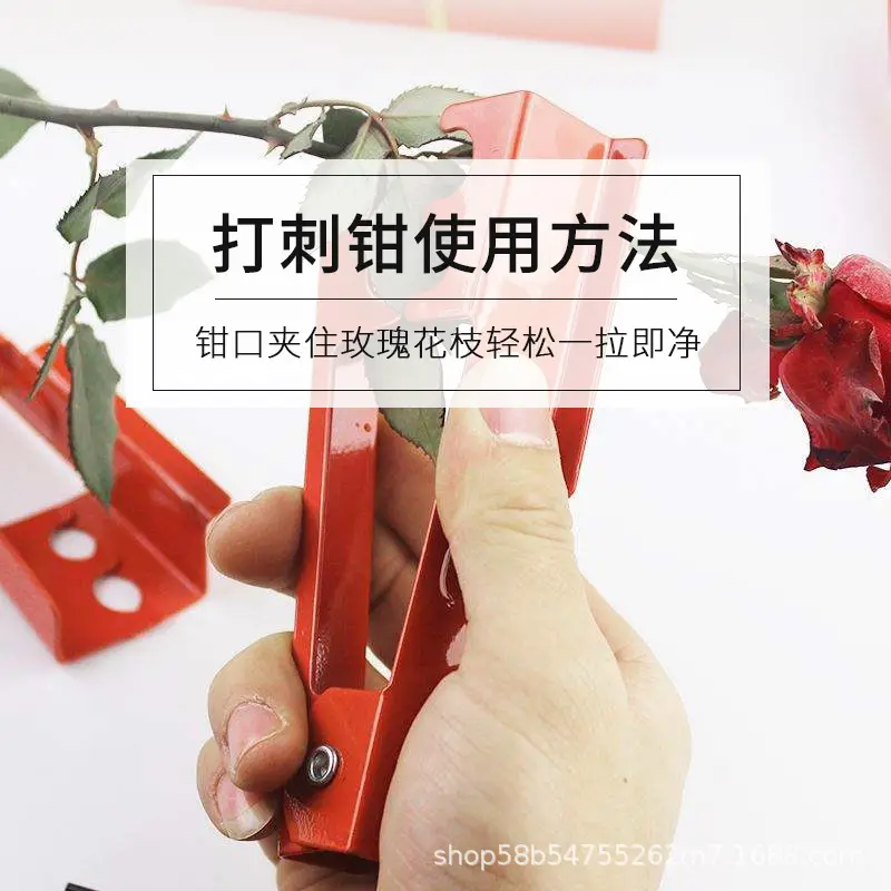 Rose Thorn Removal Tongs Flower Shop Thorn Supplies Iron Thorn Removal Artifact Thorn Clip Flower Scissors Thorn Treasure Thorn Removal Tools — feature 8