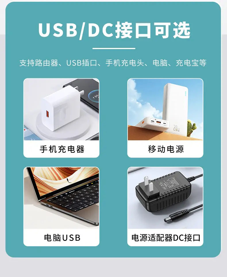 USB5V Industrial Cooling Fan Base 12cm Axial Flow — feature 26