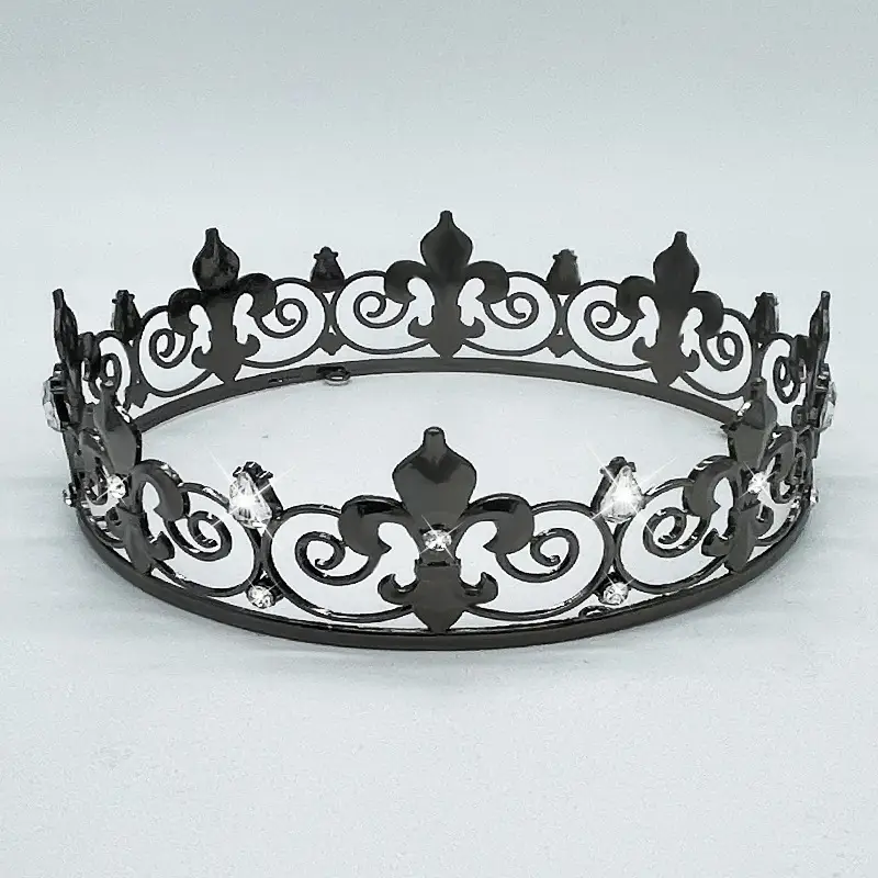 European Baroque Crown with Gun Tip Design Gold — feature 10