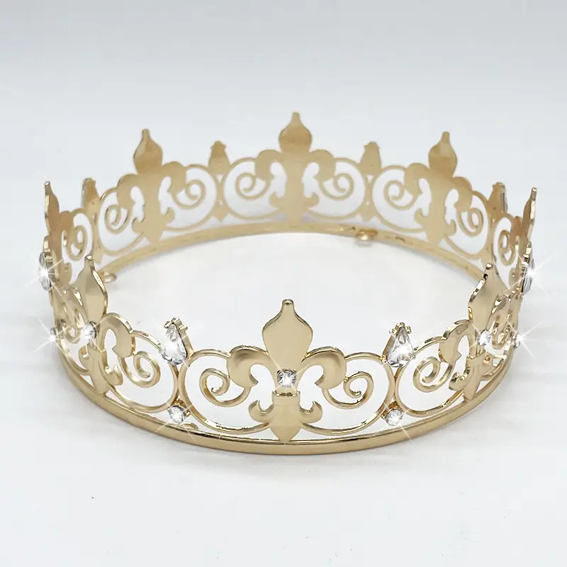 European Baroque Crown with Gun Tip Design Gold — feature 7
