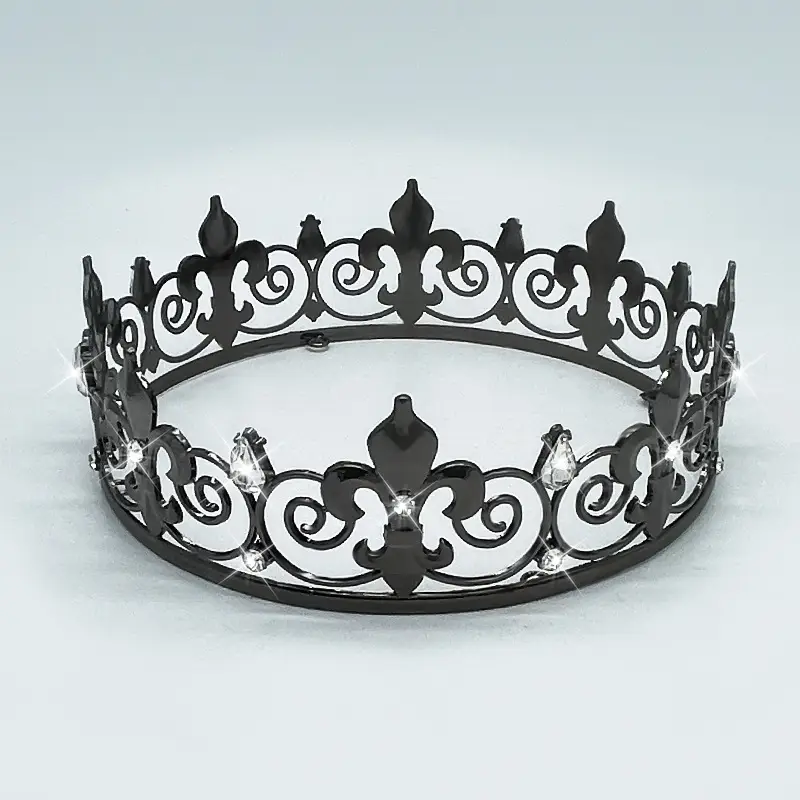 European Baroque Crown with Gun Tip Design Gold — feature 9