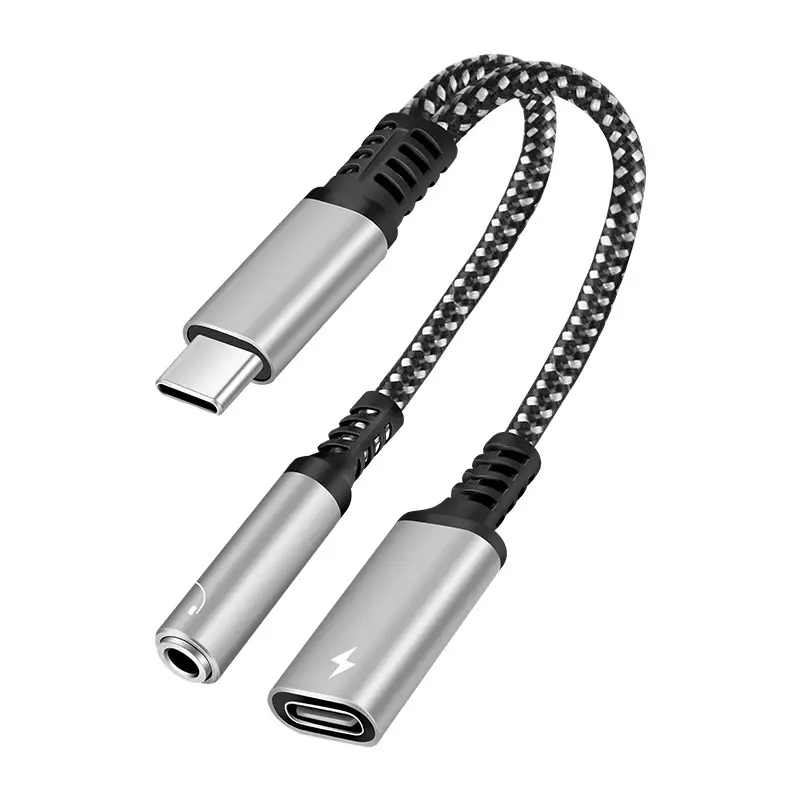 Type-C to 3.5mm Audio Cable for Huawei Apple 16