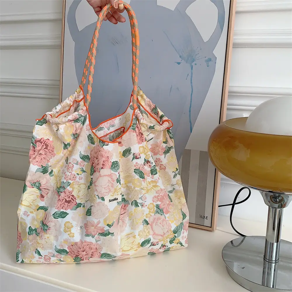 Fresh Floral Handbag for Women Summer Carry - Image 11