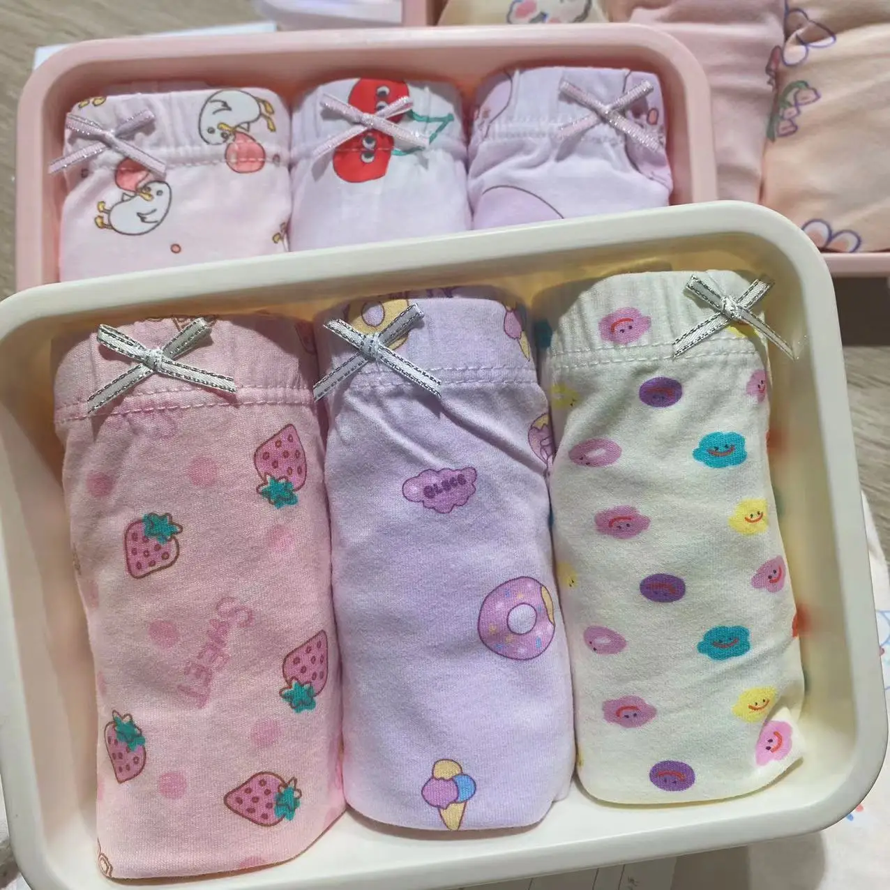 Children's Antibacterial Boxer Briefs Three-Pack Lunchbox Style — feature 9