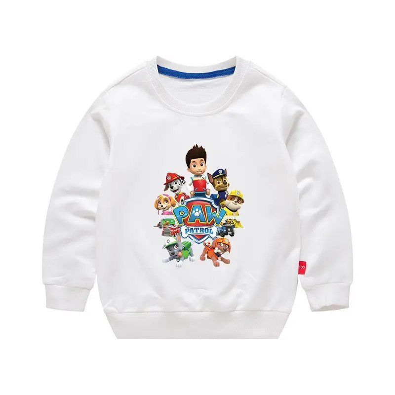 2023 Kids Cartoon Printed Green Sweatshirt Long Sleeve - Image 16
