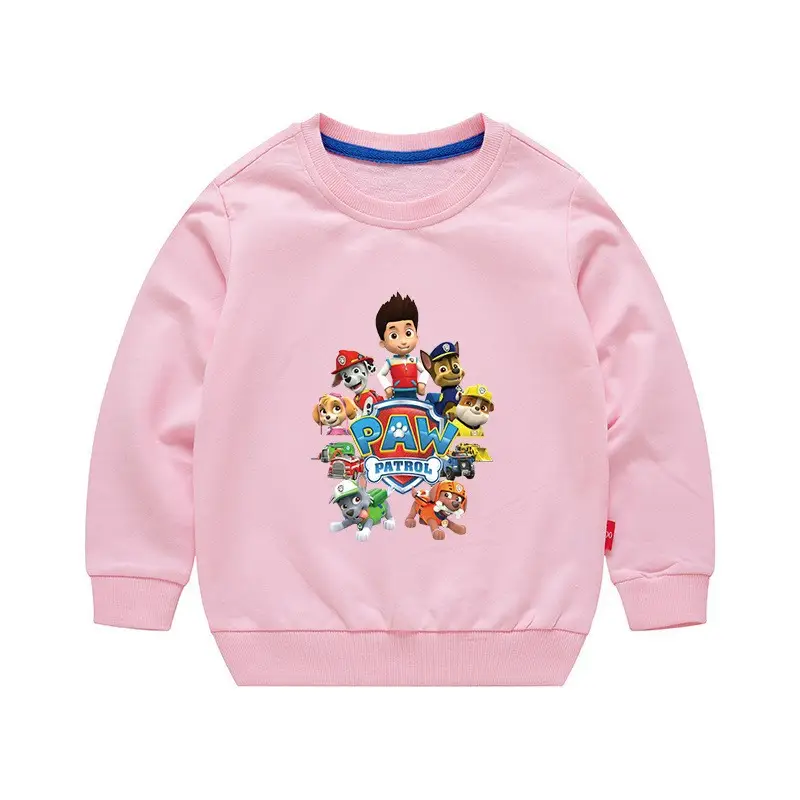 2023 Kids Cartoon Printed Green Sweatshirt Long Sleeve - Image 2