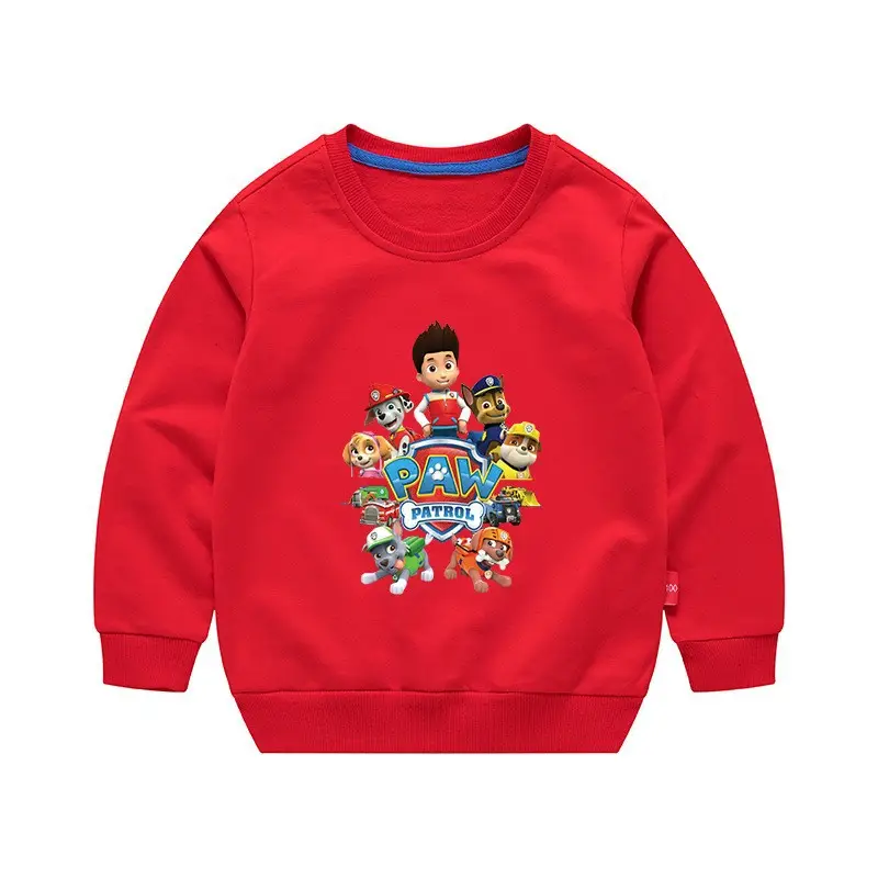 2023 Kids Cartoon Printed Green Sweatshirt Long Sleeve - Image 4