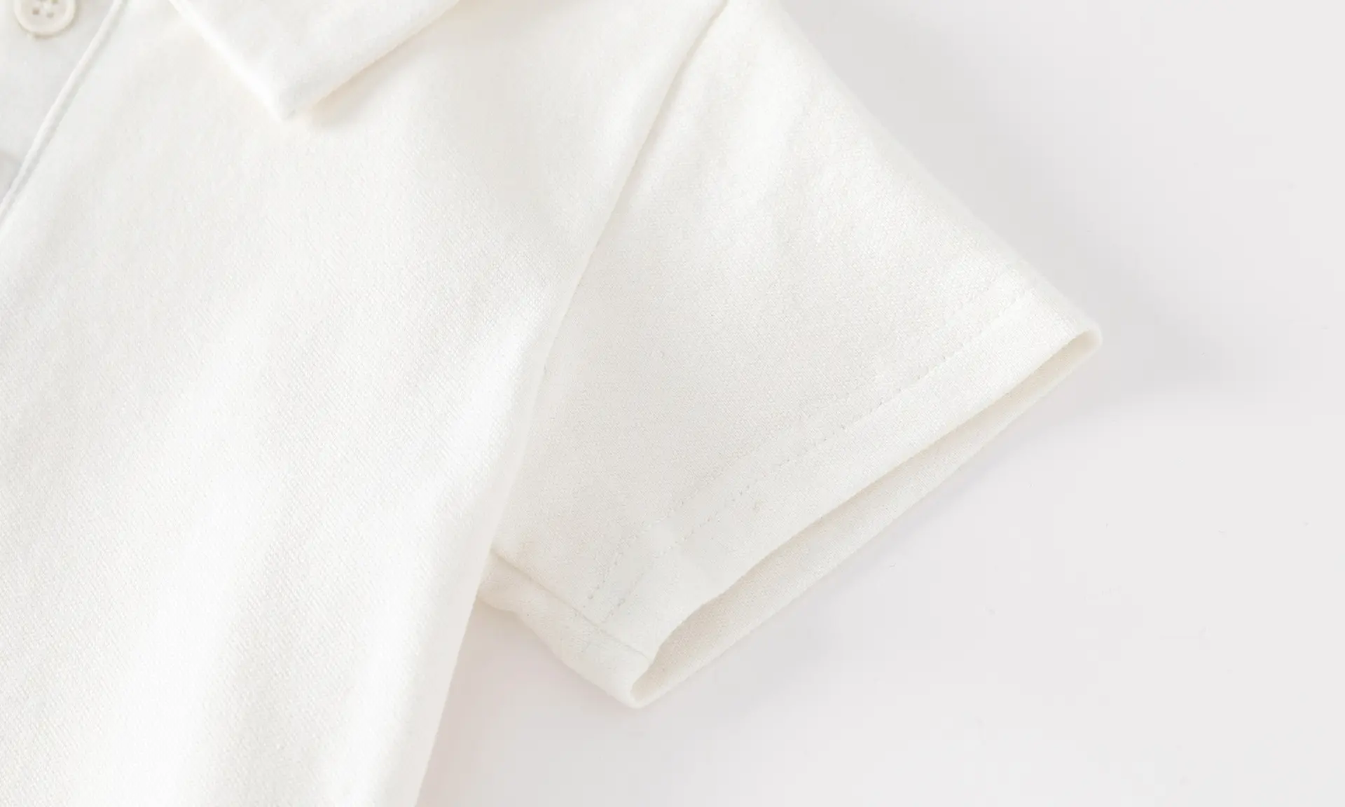 Baby Boys Polo Shirt White Short Sleeve Casual All-Match — feature 9