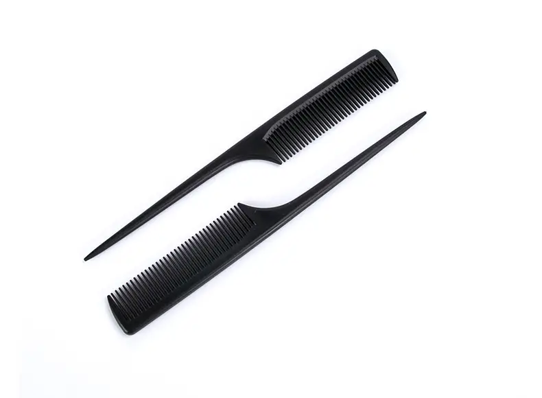 Pointed Black Anti-Static Hair Comb for Dry & Wet Use — feature 12