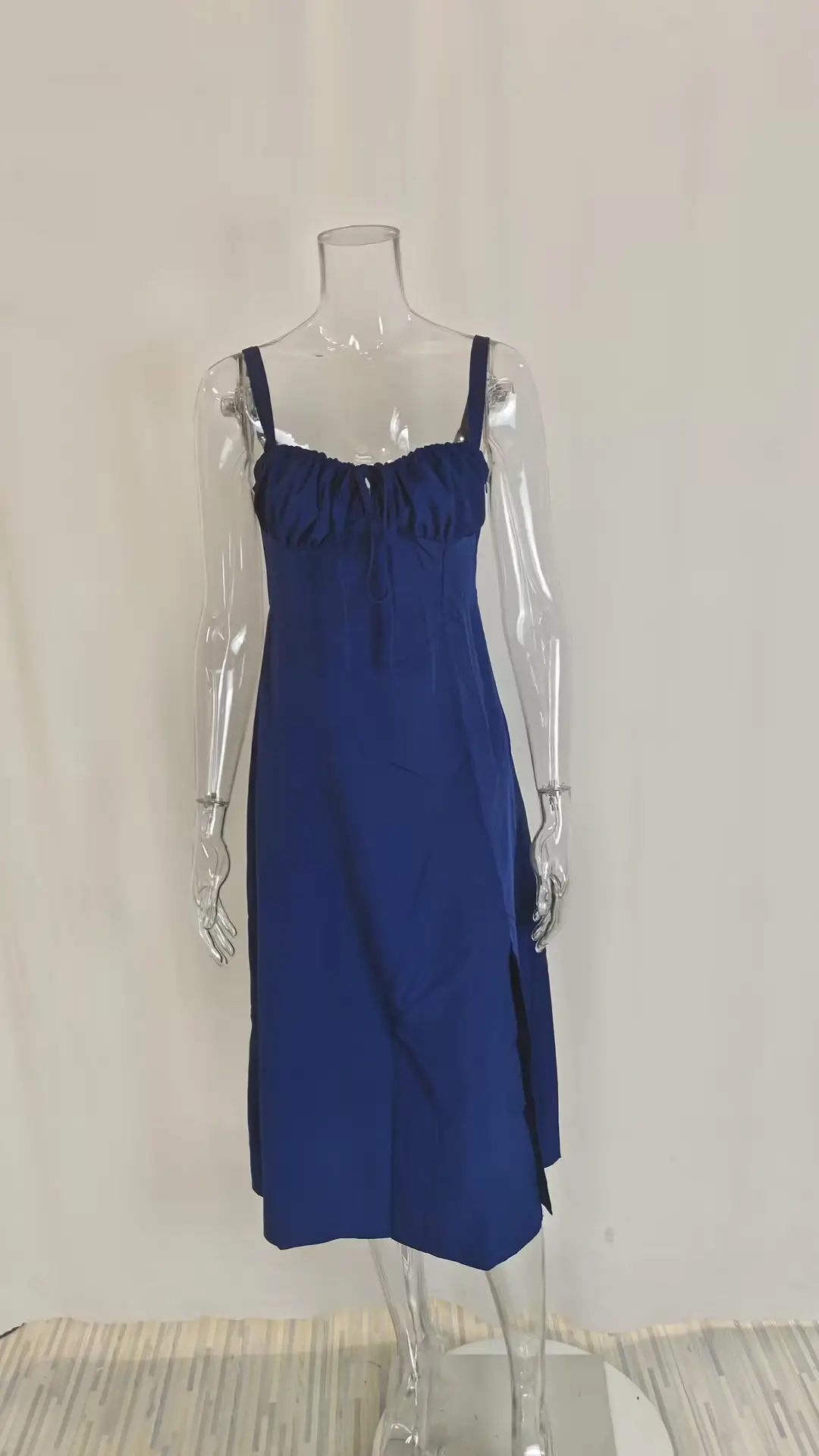 Elegant Floral Strap Sleeveless Dress for Women — feature 41