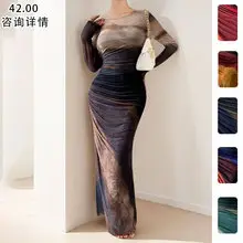 Elegant Floral Strap Sleeveless Dress for Women — feature 7