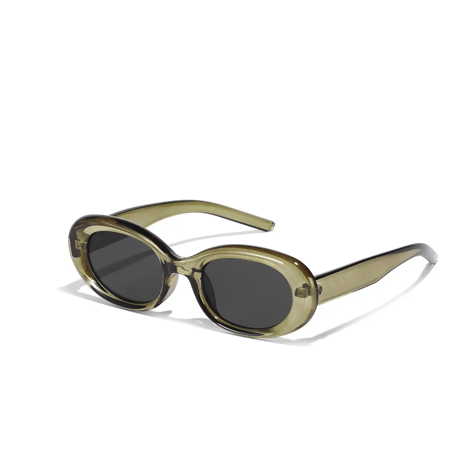 Women Retro Cat Eye Sunglasses UV400 Black - Image 3