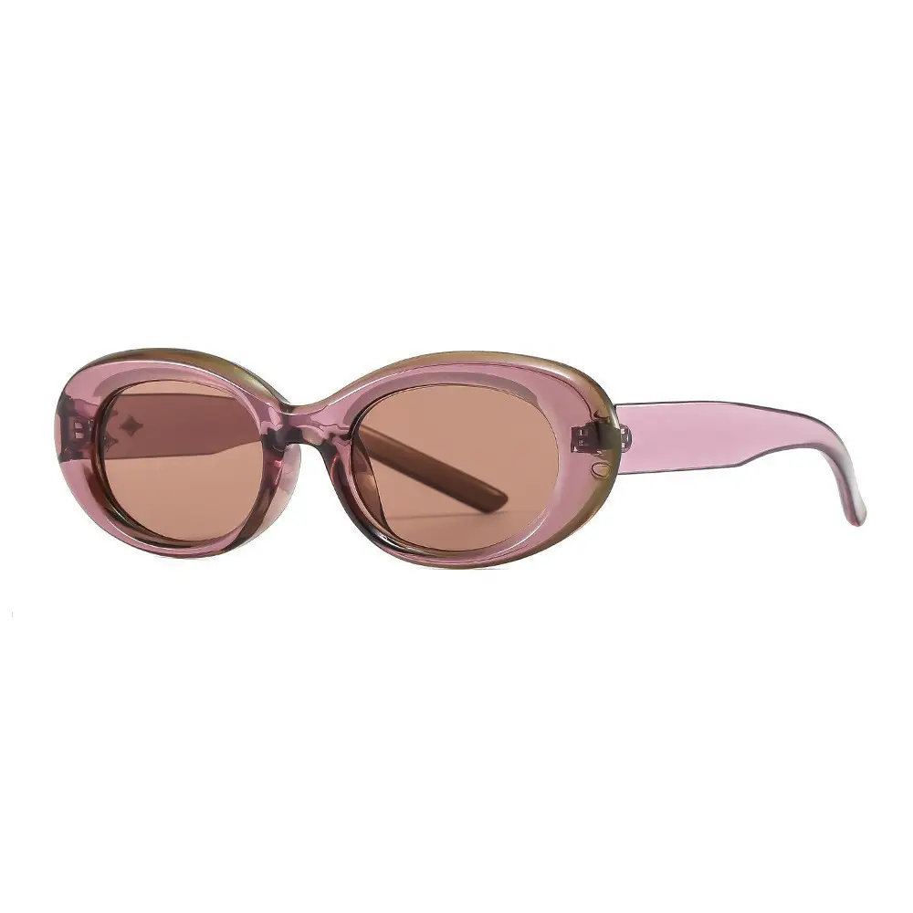 Women Retro Cat Eye Sunglasses UV400 Black - Image 5