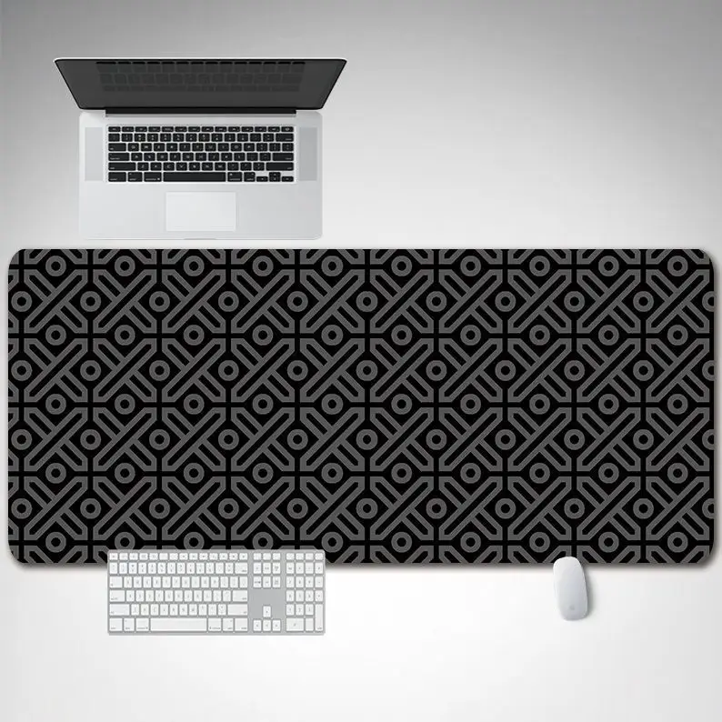 Cross-Border Gaming Mouse Pad Extra Large Black Grid - Image 12
