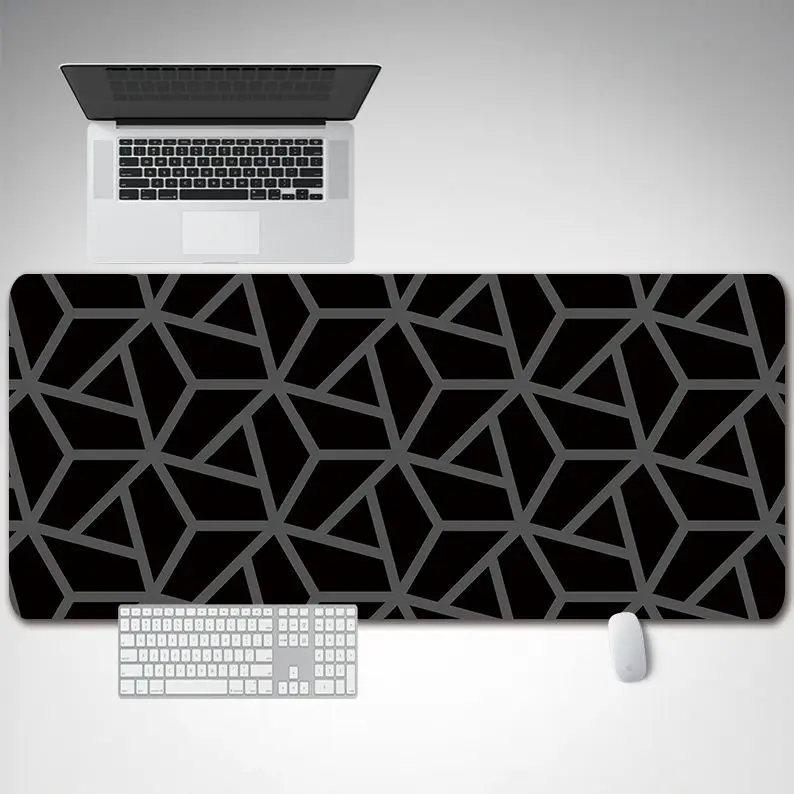 Cross-Border Gaming Mouse Pad Extra Large Black Grid - Image 13