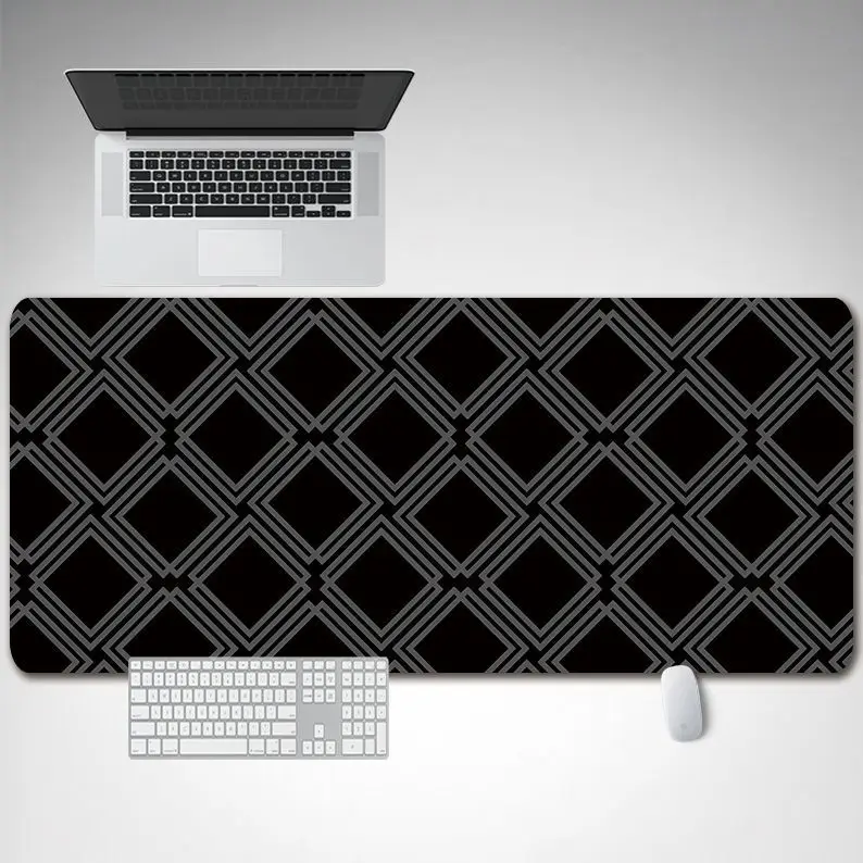 Cross-Border Gaming Mouse Pad Extra Large Black Grid - Image 14