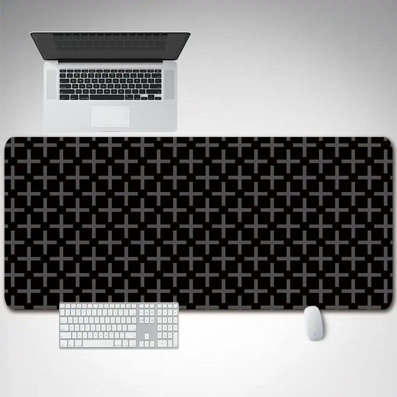 Cross-Border Gaming Mouse Pad Extra Large Black Grid - Image 16