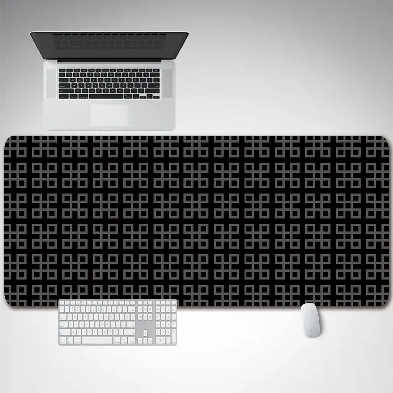 Cross-Border Gaming Mouse Pad Extra Large Black Grid - Image 18