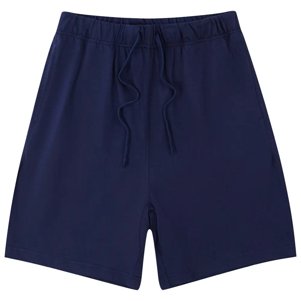 Men Drawstring Olive Shorts Knee Length Cotton - Image 11