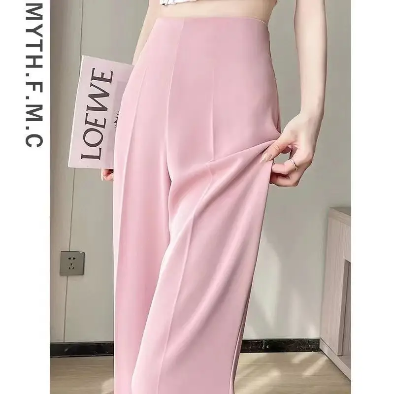Women Wide Leg Pants White Summer 2025 - Image 4