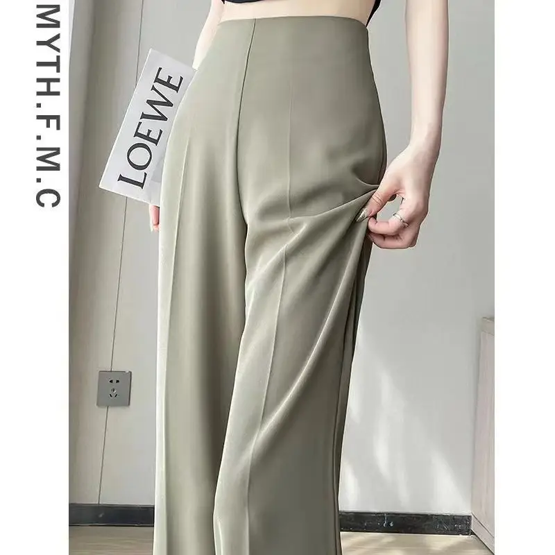 Women Wide Leg Pants White Summer 2025 - Image 5