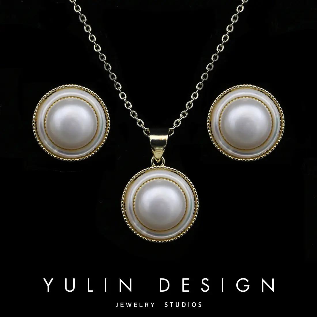 Elegant Pearl Earrings Set for Women S925 Silver - Image 2