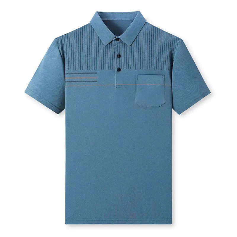 Men's 939 Pink Polo T-Shirt Short Sleeve Real Pocket