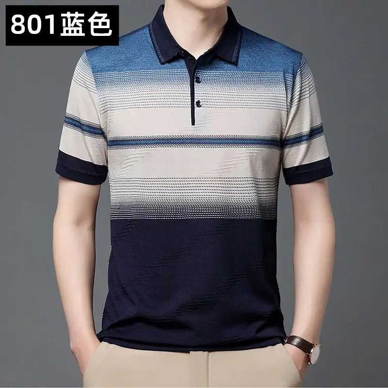 Men's 939 Pink Polo T-Shirt Short Sleeve Real Pocket