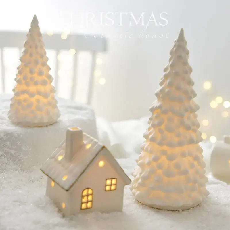 Nordic Ceramic Christmas House Decor 12.5cm
