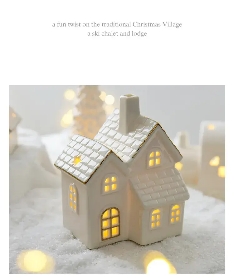 Nordic Ceramic Christmas House Decor 12.5cm — feature 10