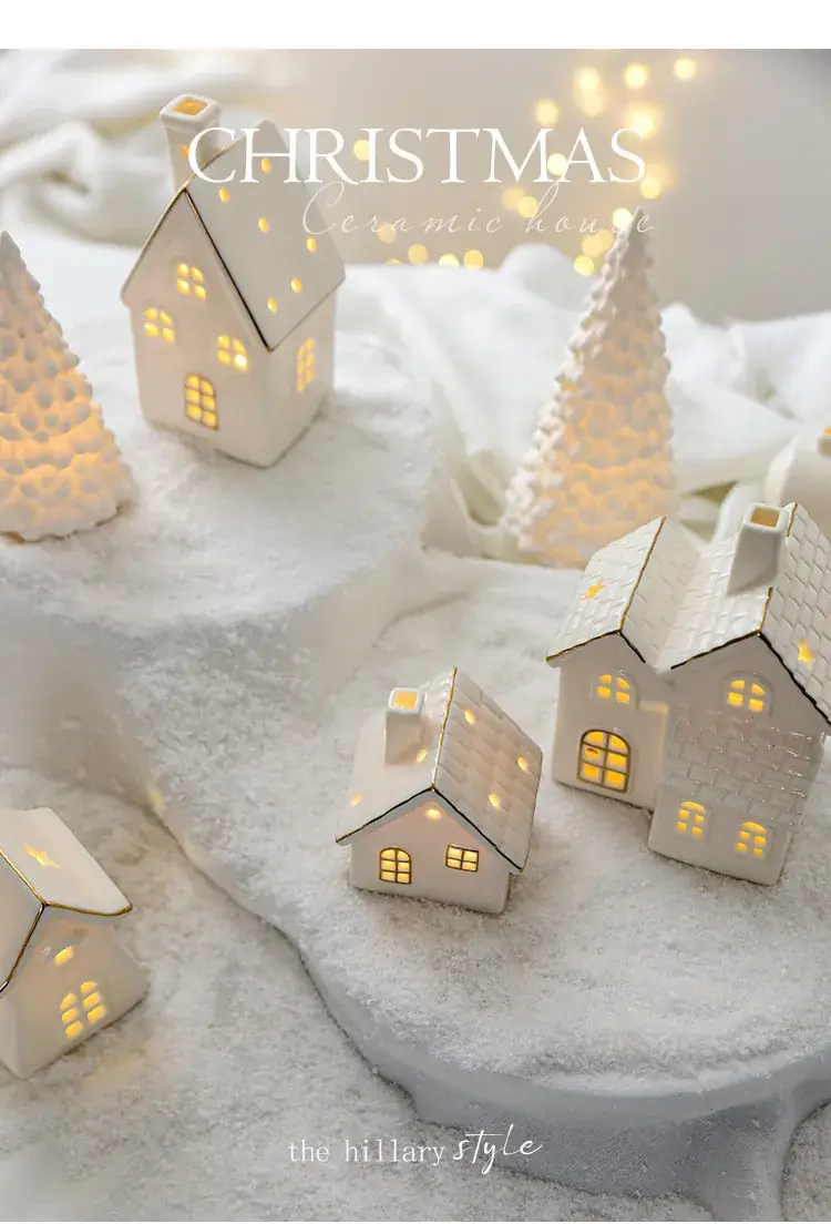 Nordic Ceramic Christmas House Decor 12.5cm — feature 3