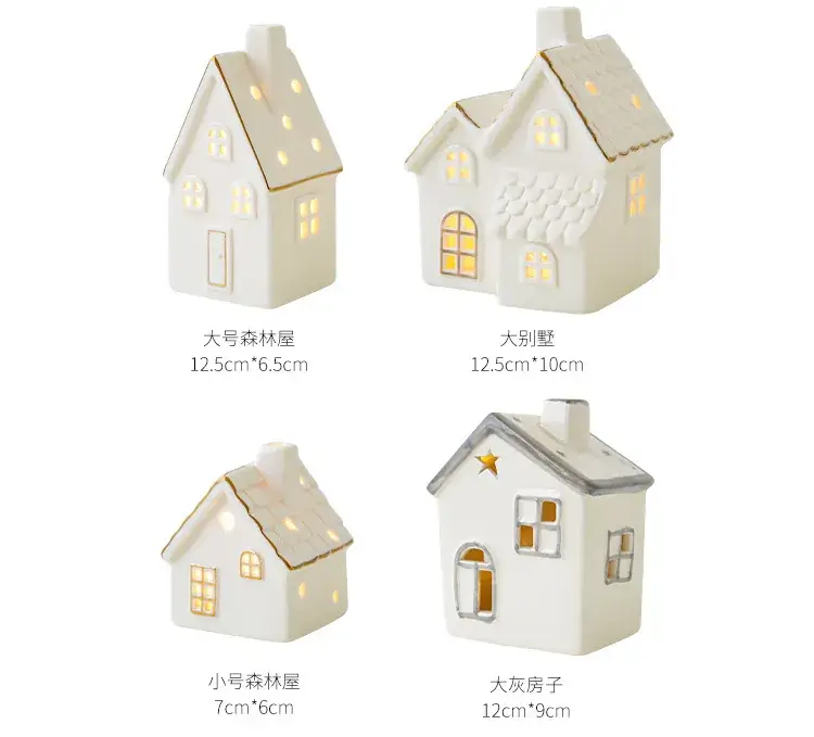 Nordic Ceramic Christmas House Decor 12.5cm — feature 5
