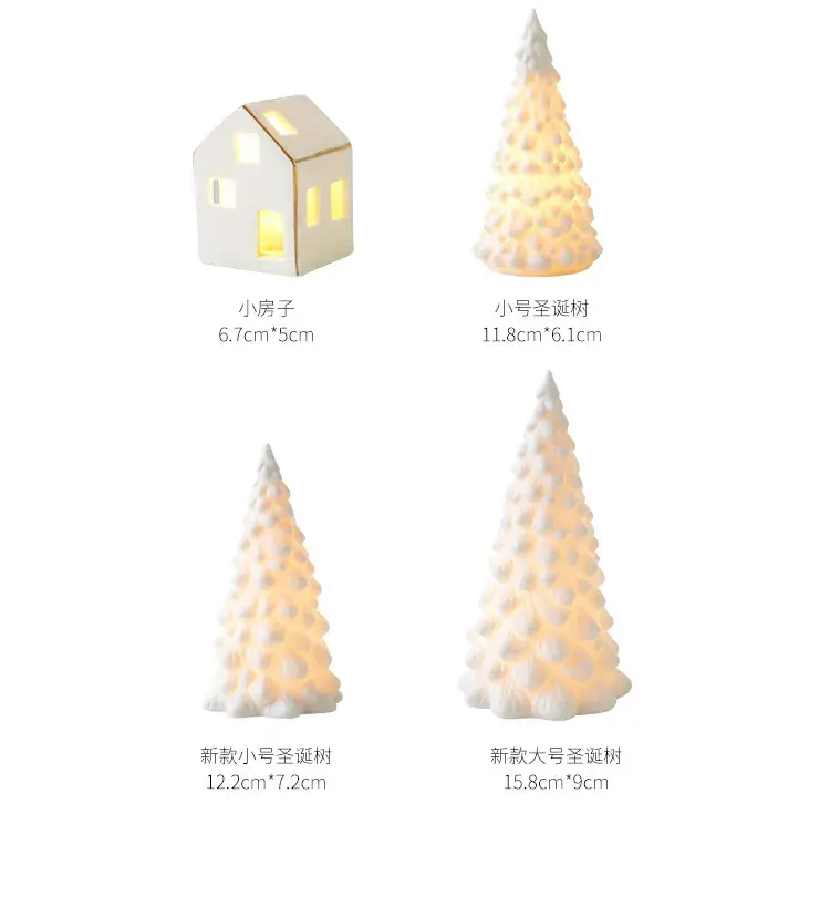 Nordic Ceramic Christmas House Decor 12.5cm — feature 6