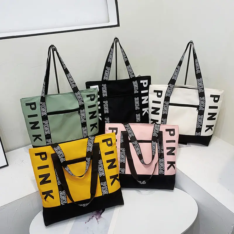 Pink Pinky Brand Large Tote Bag 2024 - Image 6