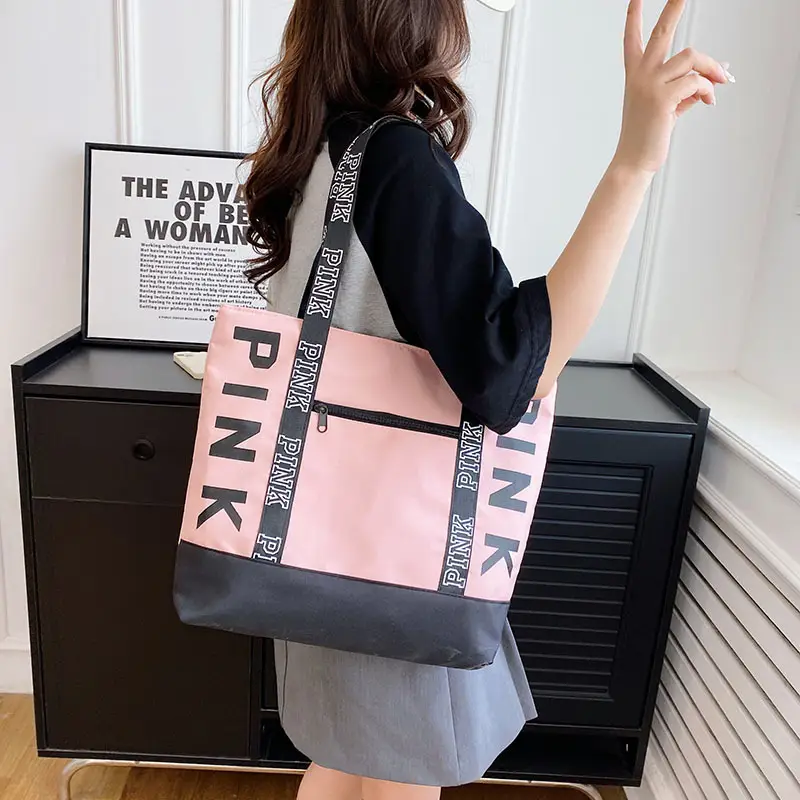 Pink Pinky Brand Large Tote Bag 2024 - Image 8